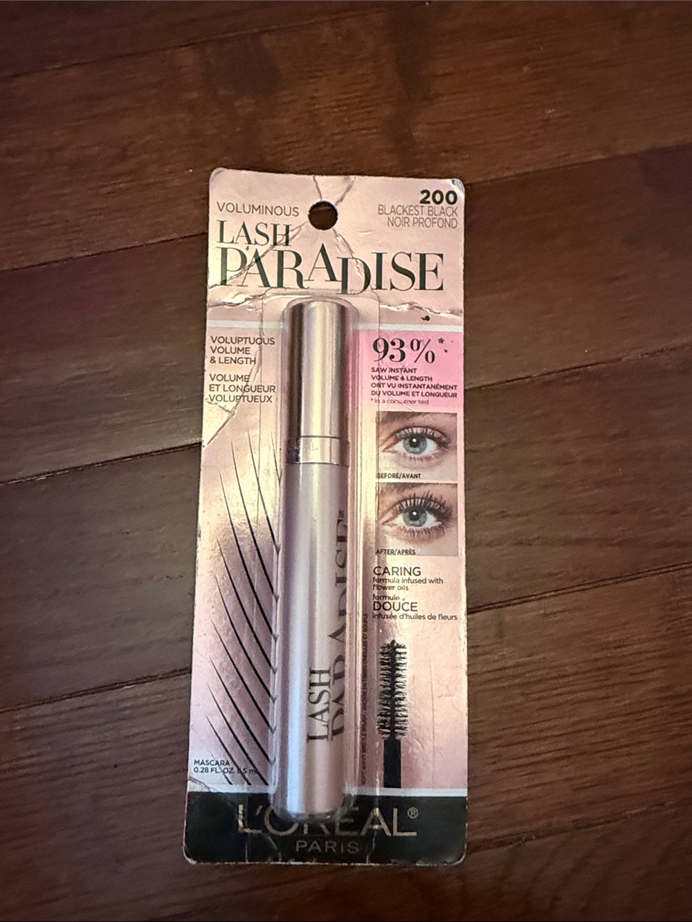 L'Oreal Lash Paradise Mascara - Black with Pink Packaging